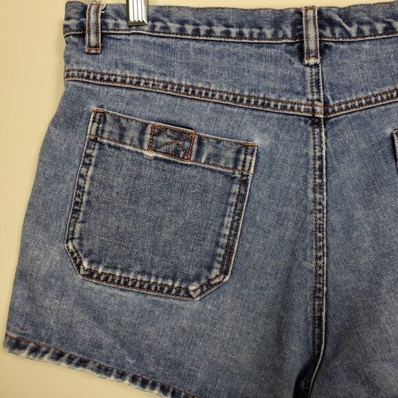 Calvin Klein Denim Shorts Womans Size 11 Blue Size Med Wash Cotton - Picture 6 of 7